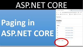 Pagination in aspnet core application [upl. by Sierra298]