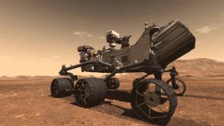 Mars Science Laboratory Curiosity Rover Animation [upl. by Lodie]