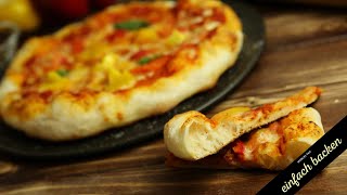 Pizza vom Grill mit 48 Stunden Pizzateig [upl. by Kachine]