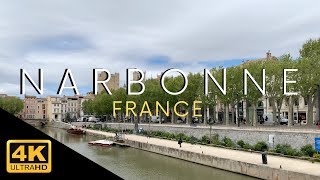 Narbonne France 4k Tour Video [upl. by Kcired]