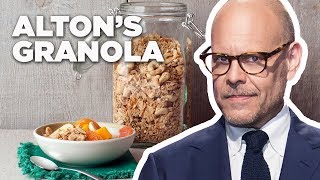 Alton Brown Makes Granola  Good Eats  Food Network [upl. by Whalen]