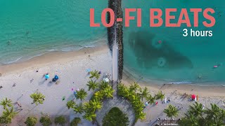 3 Hours of LoFi Beats with Relaxing Ocean Waves  LOFI NATURE [upl. by Nawotna855]