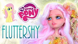 Custom Fluttershy Doll  MY LITTLE PONY OOAK [upl. by Arrotal]