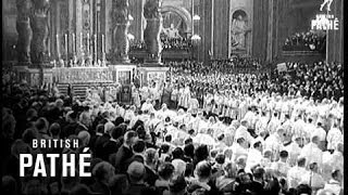 Pope John Crowned 1958 [upl. by Anitniuq500]