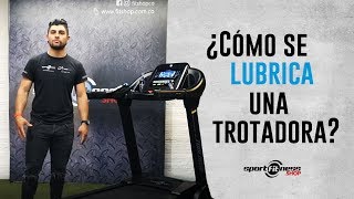 Lubricación de Banda de Trotadora o CaminadoraSportfitness Shop [upl. by Enilegna]