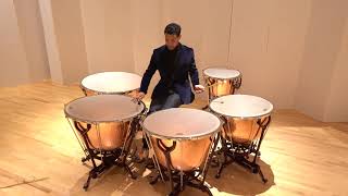 TIMPANI SOLO ETUDE 1 – SCHERZO BY TOM FREER [upl. by Bromley]