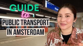 Public transport guide in Amsterdam [upl. by Nauhs]