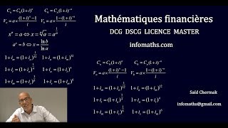 MATHÉMATIQUES FINANCIÈRES VALEUR ACQUISE À INTÉRÊTS COMPOSÉS PARTIE 3 [upl. by Rawley]