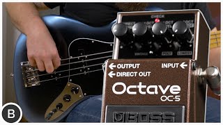 BOSS OC5 OCTAVE Bass Demo [upl. by Camile841]