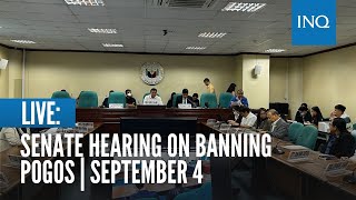 LIVE Senate hearing on banning Pogos  September 4 [upl. by Magavern104]