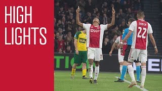 Highlights Ajax  Fortuna Sittard [upl. by Nortna]