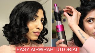 How To Use Dyson Airwrap Tutorial On Short Hair [upl. by Tioneb443]