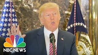 Trump’s Full Heated Press Conference on Race and Violence in Charlottesville Full  NBC News [upl. by Jaddan]