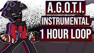 Friday Night Funkin VS Agoti  AGOTI  BOTPLAY  Instrumental  1 hour loop [upl. by Olraced]