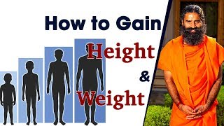 How to Gain Height amp Weight  Swami Ramdev [upl. by Ymiaj]