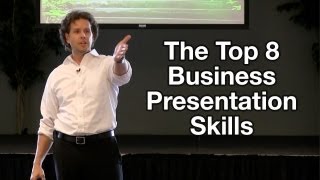 Business Presentation Tips  The Top 8 Business Presentation Skills [upl. by Vanya]