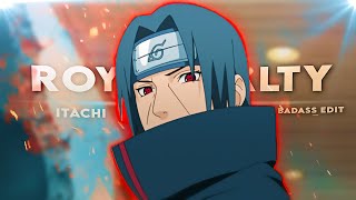 Itachi quotBadassquot  Royalty EditAMV  Very Quick Project File [upl. by Xymenes]