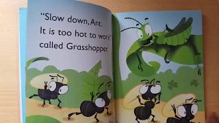 THE ANT AND THE GRASSHOPPER Aesops Fables  CHILDRENS BOOK READ ALOUD [upl. by Sarine]