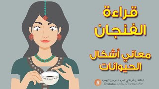 دليل التبصير وقراءة الفنجان ما معنى أشكال الحيوانات في فنجان قهوتك ؟ 🤔 [upl. by Enreval]