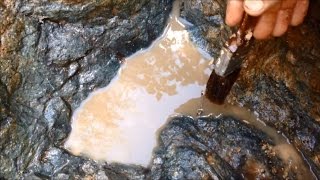 Alluvial Gold Prospecting  How and Where to Find Good Gold in a Running Creek [upl. by Brittani]