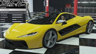 GTA 5  Past DLC Vehicle Customization  Progen T20 McLaren P1 [upl. by Ahcire]