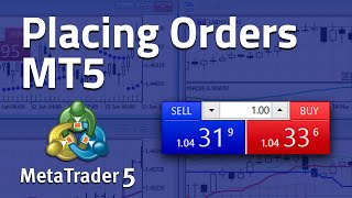 How to Place Orders on MetaTrader 5 [upl. by Eellac]