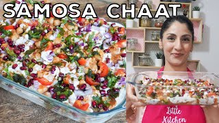 The Best Samosa Chaat  Aloo Samosa Chaat Recipe  Street Food [upl. by Sloan]