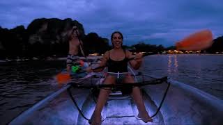 Bioluminescent Plankton Thailand Glowing Plankton Clear Kayak Tour Bioluminescent Plankton Thailand [upl. by Dedrick467]