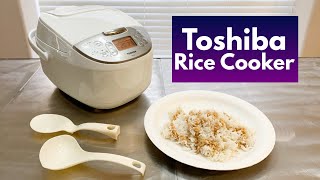 Toshiba TRCS01 Rice Cooker  Review Taste Test [upl. by Lydie]