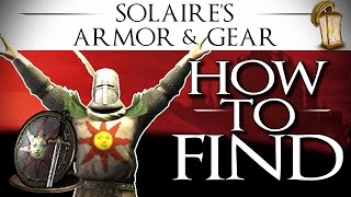 Solaires Armor amp Weapon Set  Dark Souls 3 GUIDE [upl. by Oinotla]