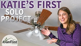 How To Install A Ceiling Fan [upl. by Gabriella611]