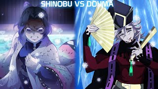 SHINOBU VS DOUMA  DEMON SLAYER  WITH VOICES MOTION COMIC [upl. by Stalder]