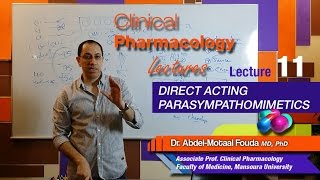 Autonomic Pharmacology Ar  Lec 11  Direct parasympathomimetics [upl. by Anilek706]