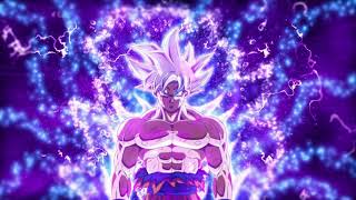 SON GOKU ULTRA INSTINCT POWER LIGHTS BACKGROUND 1 Hour Goku DragonBallSuper GokuWallpaper [upl. by Nove217]