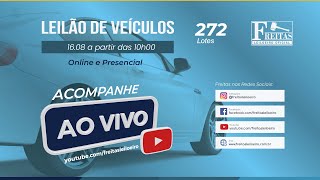 AO VIVO  Leilão Online de Veículos  Freitas Leiloeiro 16082023 [upl. by Neddy]