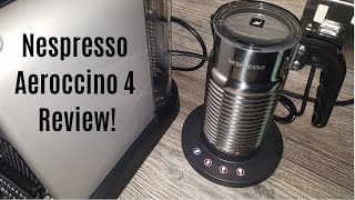 Nespresso Aeroccino 4 Milk Frother Review  Worth upgrading from the Aeroccino 3 [upl. by Sheply]