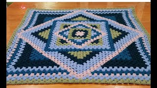 Kaleidoscope Granny Blanket CAL Part 1 [upl. by Naimad]