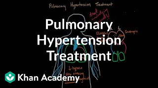 Pulmonary hypertension treatment  Respiratory system diseases  NCLEXRN  Khan Academy [upl. by Craig]