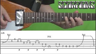 Scorpions  No One Like You  Guitar Solo Lesson with Tabs One of my favorite solos [upl. by Nnaassilem]