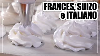 MERENGUES Francés Suizo e Italiano RECETAS USOS Y DIFERENCIAS [upl. by Xavier232]