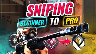 4 Levels of SNIPING Beginner to Pro  Valorant [upl. by Dnalyr]