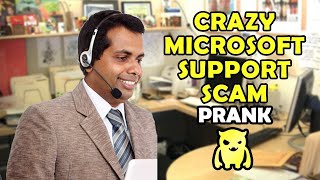 Crazy Indian Microsoft Scammer Loses his Mind  Ownage Pranks [upl. by Jeremiah]