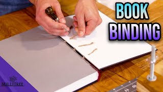 Book Binding DIY  Making a book from scratch [upl. by Rosa]