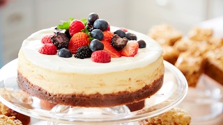 Mary Berrys AmericanStyle Baked Cheesecake Recipe [upl. by Siugram529]