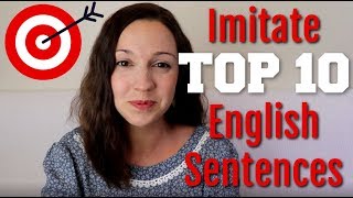 How to Pronounce TOP 10 English Sentences [upl. by Ellehcin969]