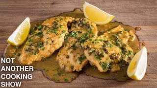 how to make EASY CHICKEN PICCATA [upl. by Erialb438]