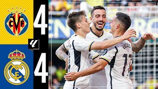 Villarreal 44 Real Madrid  HIGHLIGHTS  LaLiga 202324 [upl. by Maynord]