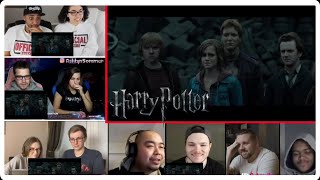 Harry Potter Death Scene Reaction Mashup  Harry Potter And Deathly Hallows Part 2 [upl. by Oaoj]