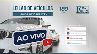 AO VIVO  Leilão Online de Veículos  Freitas Leiloeiro 19032024 [upl. by Lev293]