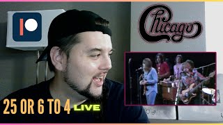 quot25 or 6 to 4quot Live  Tanglewood by Chicago  Drummer reacts [upl. by Lladnor]